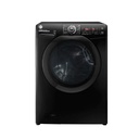 Automatic Washing Machine Hoover, Front Load, 8kg, Inverter, 1300rpm, Digital, Steam, Black - H3WS38TAMF7B-ELA