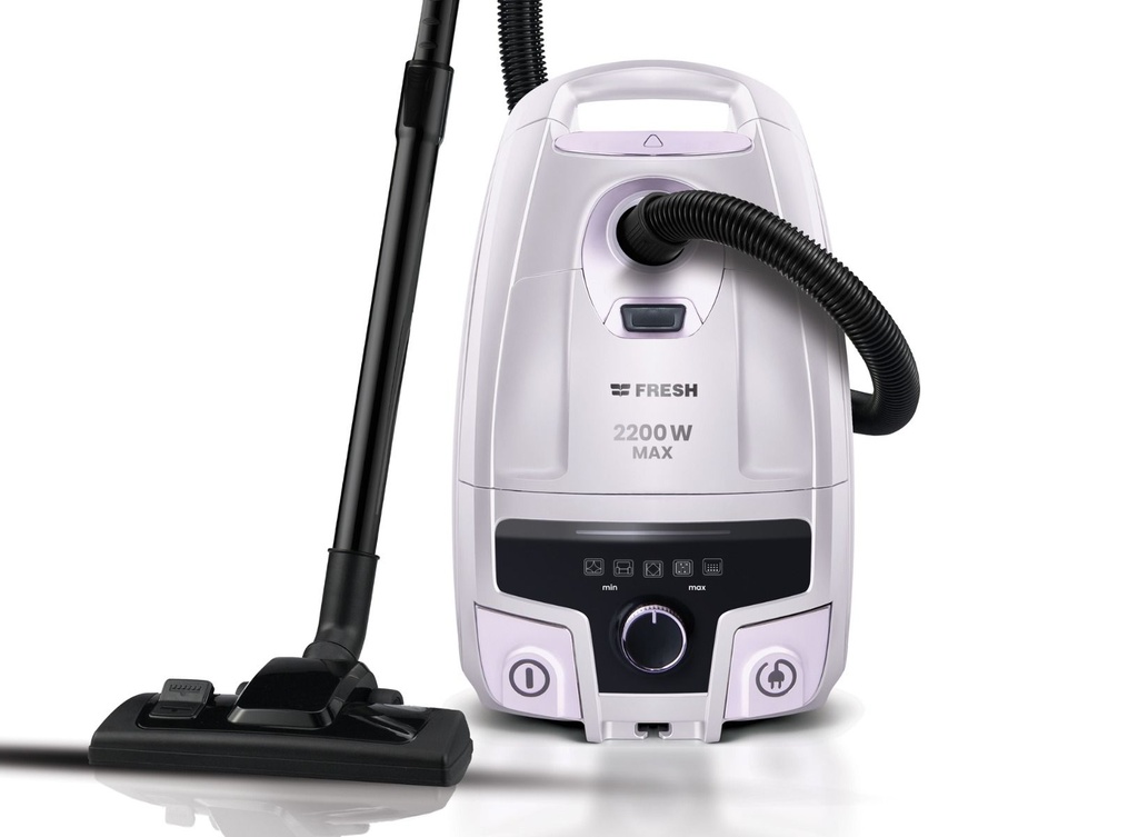 Bagged Vacuum Cleaner Fresh, 2200W, Silver - Max