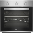 Built-in Oven Beko, 60cm, Full Gas, 66L, Electric Grill, Dual Fan, Stainless Steel - BBIH12100XC