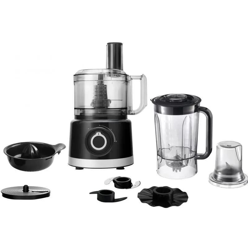 Food Processor IDO, 1000W, 25 Functions, 1.5L, Black - FP1000-BK