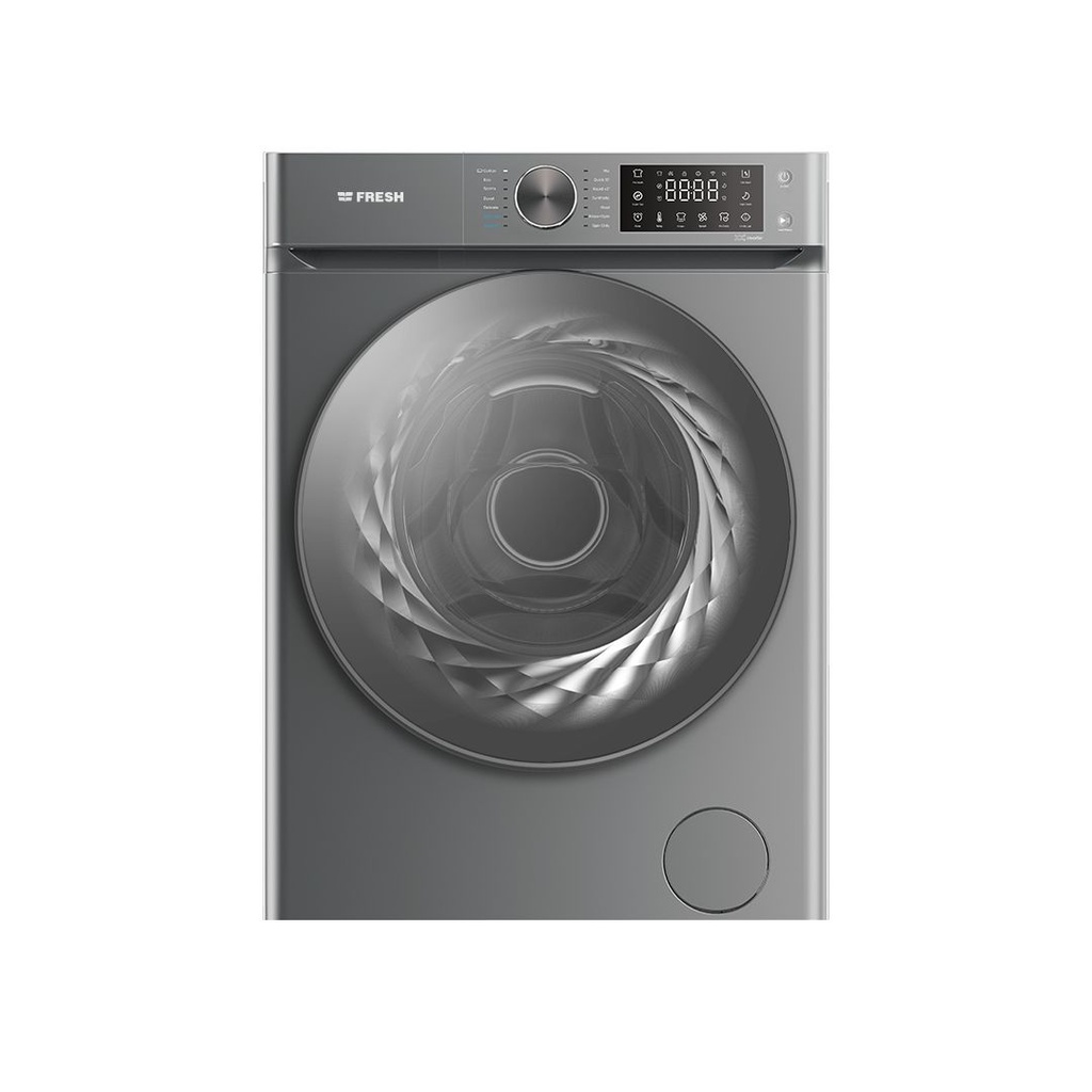 Automatic Washing Machine Fresh, Front Load, 8kg, 1200rpm, Digital, Inverter, Dark Silver - W8DD1255G1-DS