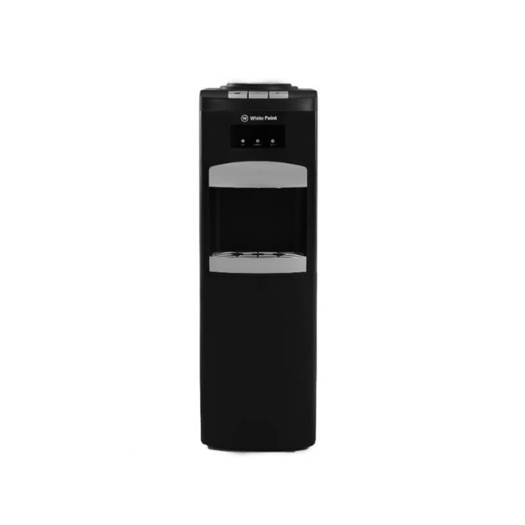 Water Dispenser White Point, 3 Taps, Bottom Loading with Cabinet, Hot & Cold & Warm, Top Loading, Black - WPWD1316FBL