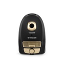 Bagged Vacuum Cleaner Fresh, 1600W, Black × Gold - Faster