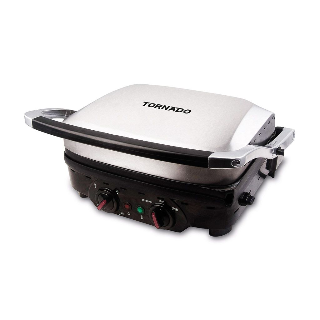 Electric Grill Tornado, 1800W, 180 Degrees, Black × Stainless - TCOOK-1800