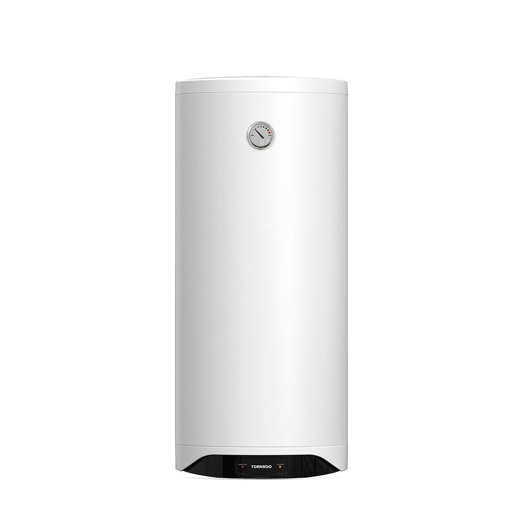 Electric Water Heater Tornado, 100L, Enamel, LED Light, White - TEEE-100MW