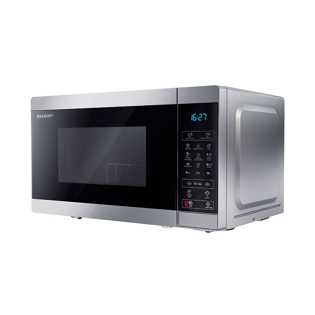 Grill Microwave Sharp, 25L, 900W, 6 Menus, Silver - R-250MGR-SL2