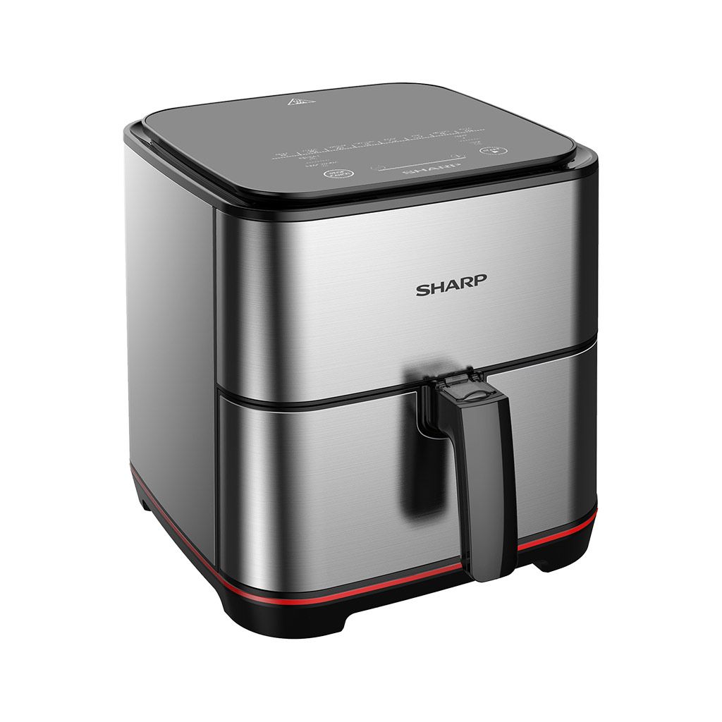 Air Fryer Sharp, 7L, 1650W, Digital, Stainless Steel - KF-AF70RT-ES2
