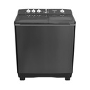Half Automatic Washing Machine Tornado, 12kg, Metal Body, Black - TVH-HM12TS(BK)