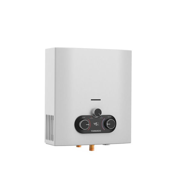 Gas Water Heater Tornado, 6L, Ventless, Natural Gas, Multi-Power, White - GHE-MP6SN-W