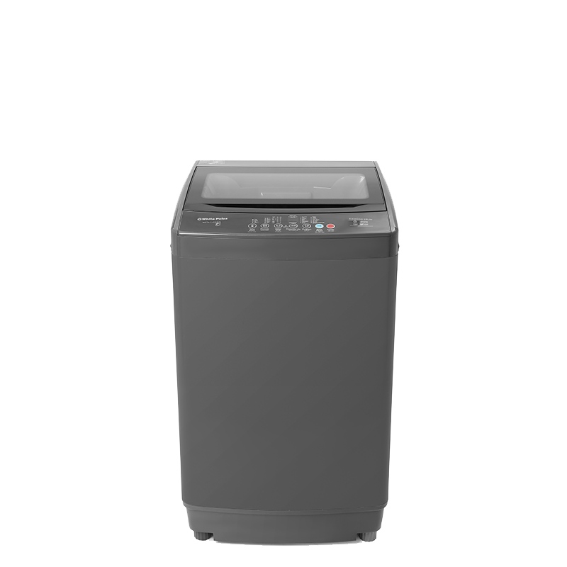 Automatic Washing Machine White Point, Top Load, 10kg, Hydraulic Door, Diamond Drum Tub, Digital, Silver - WPTL10DPGAN