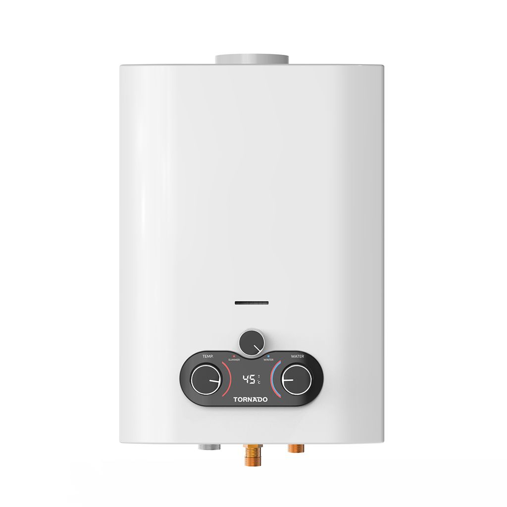 Gas Water Heater Tornado, 10L, Natural Gas, White - GHE-C10BNE-W