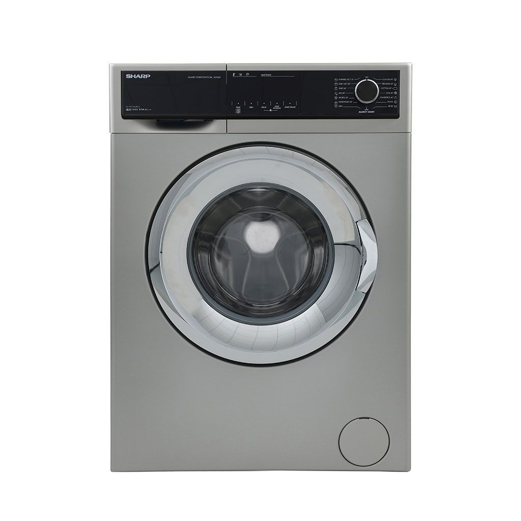 ‫غسالة ملابس شارب، فول أوتوماتيك، 7 كيلو، 1000 لفة، ديجيتال، سيلفر - ES-FP710CXE-S‬