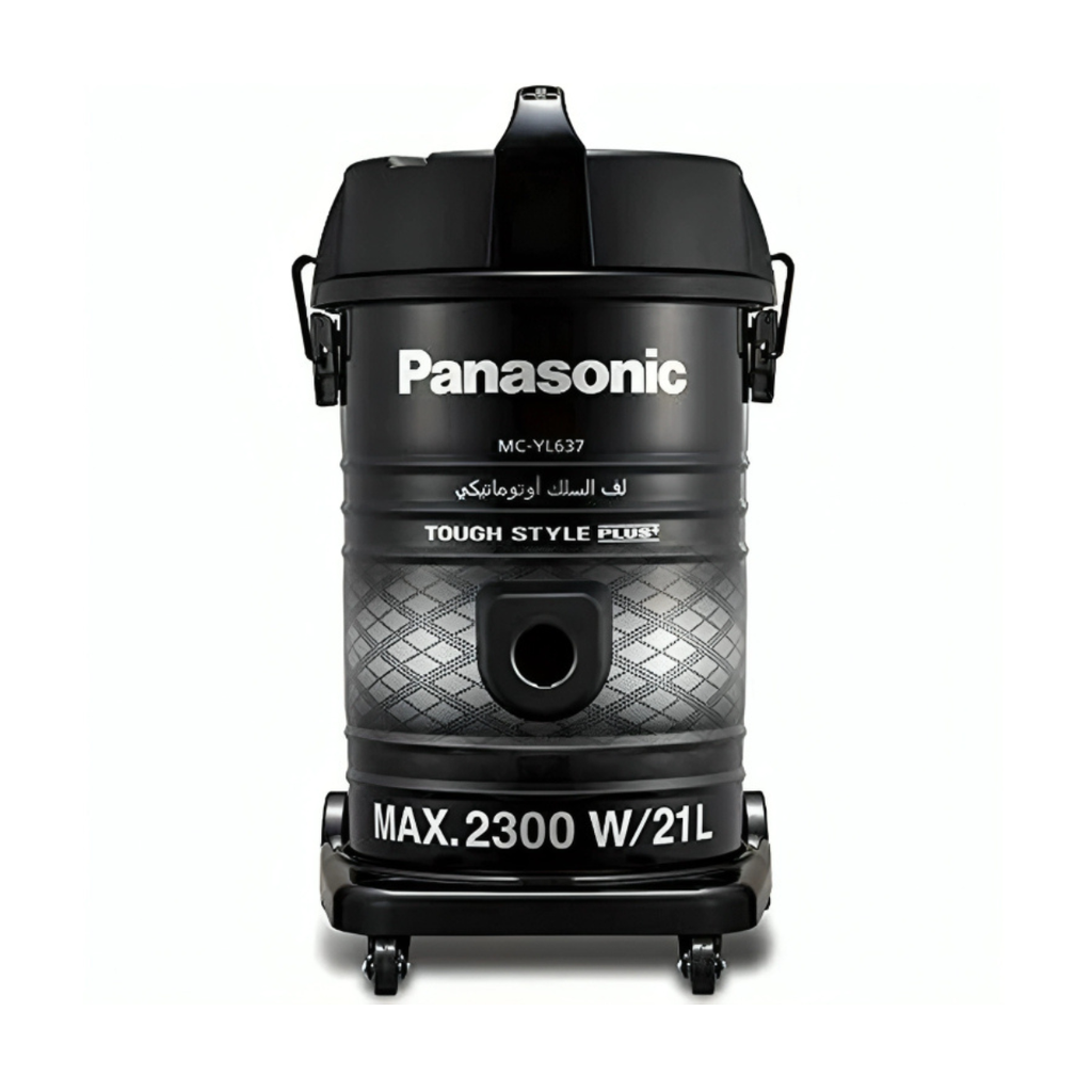Drum Vacuum Cleaner Panasonic, 2300W, Malaysian, Black - MC-YL637
