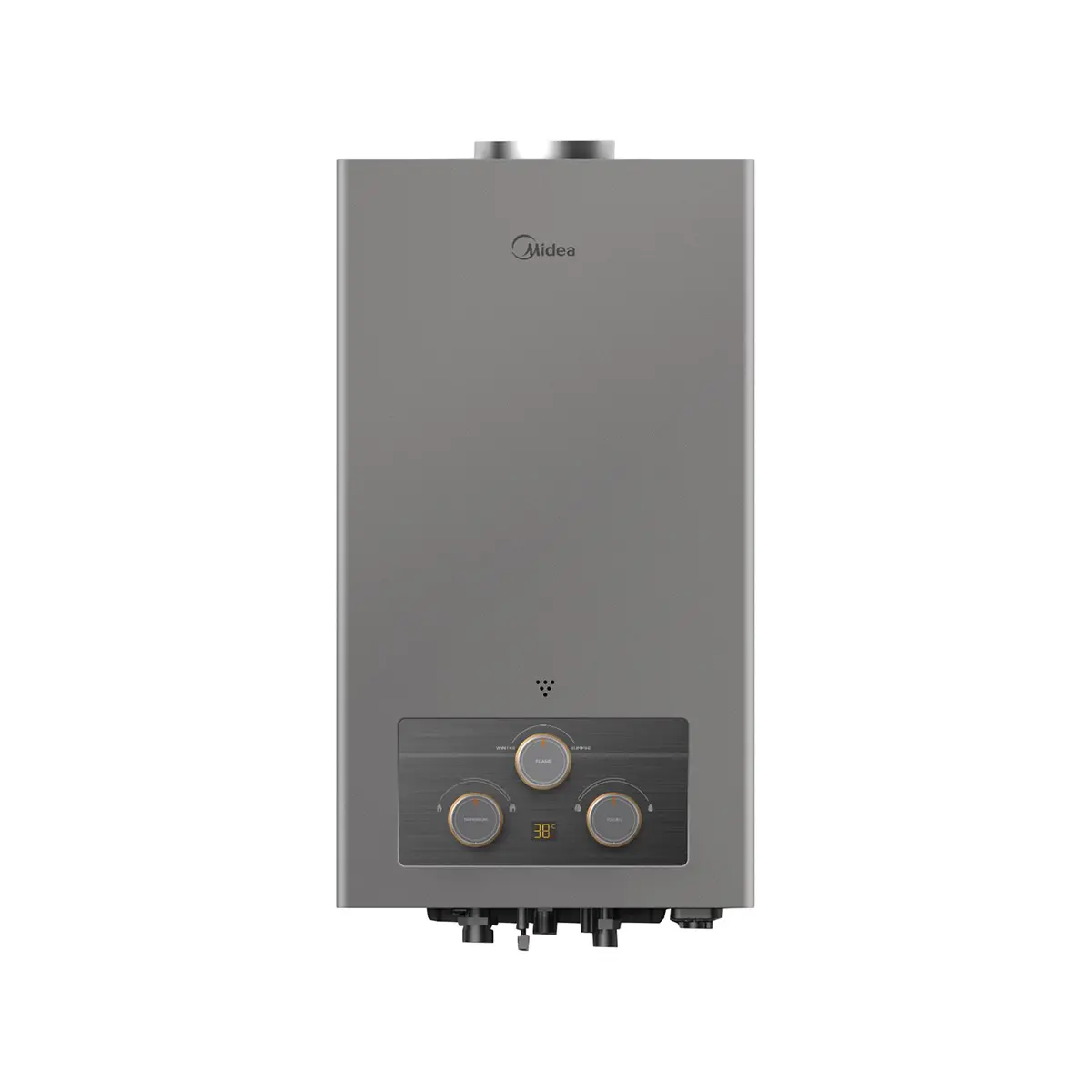 Gas Water Heater Midea, 10L, Natural Gas, Silver - MGWH10-20MDNEG(S)