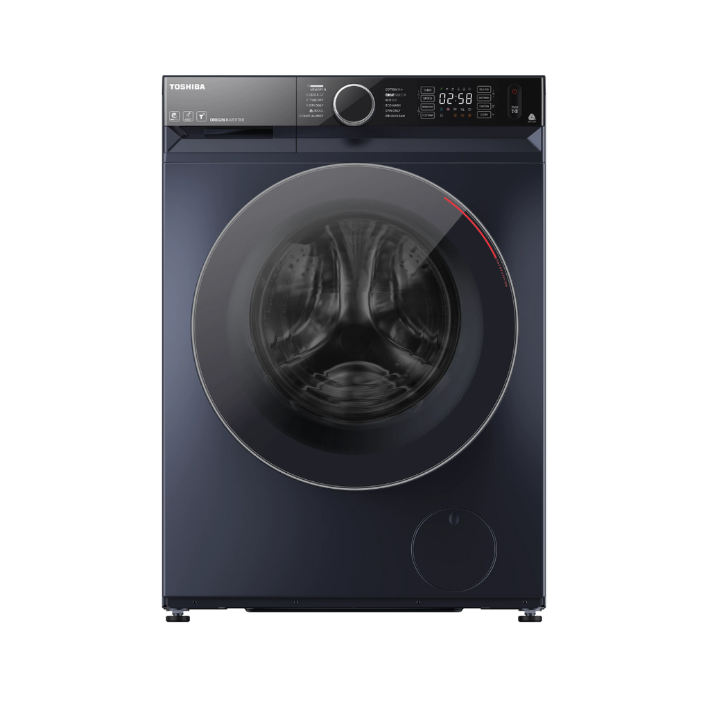 Automatic Washing Machine Toshiba Miraco, Front Load, 10.5kg, 7kg Dryer, Inverter, 1400rpm, WiFi, Digital, Mocha Gray - TWD-BM115GF4EG(MK)