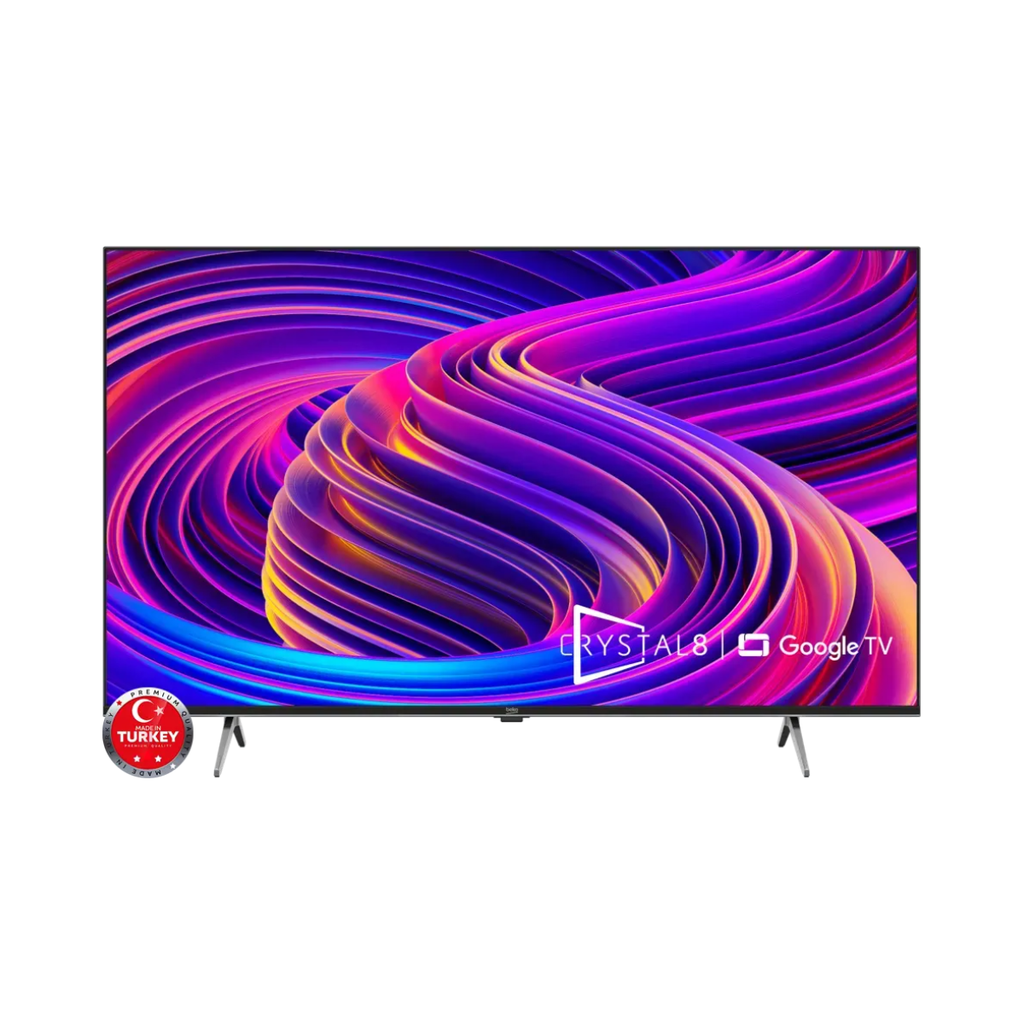 ‫شاشة تليفزيون بيكو، 50 بوصة، بدون فريم، 4K، سمارت، ريسيفر داخلي - B50M D 895 A‬