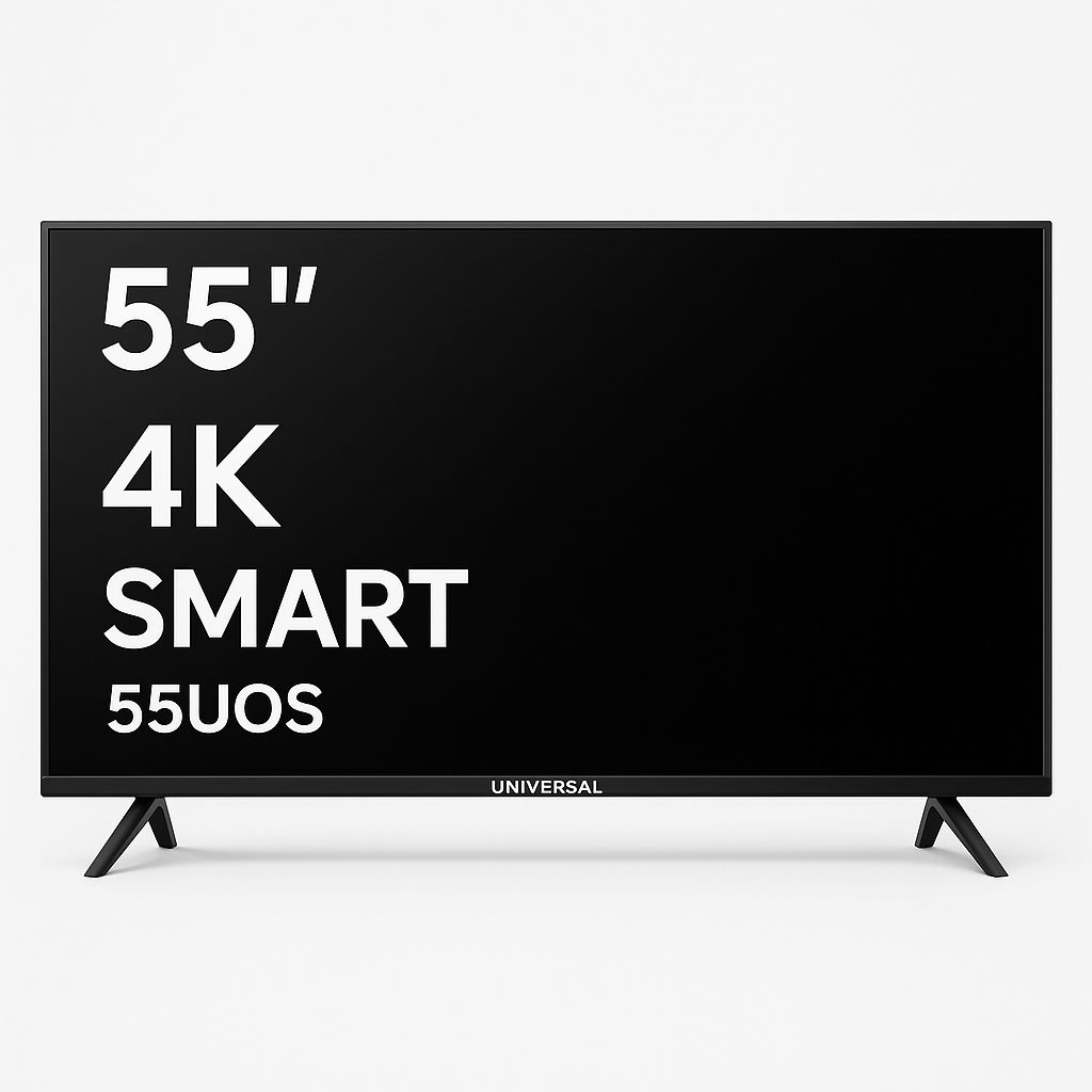 Smart 4K TV Universal, 55 inch, Android - 55UOS
