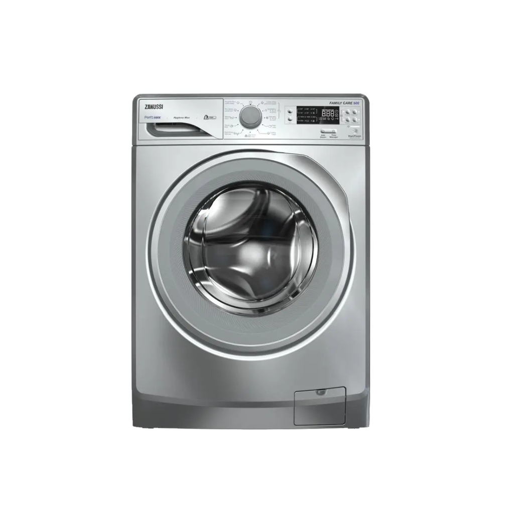 Automatic Washing Machine Zanussi, Front Load, 7kg, 1200rpm, PERLAMAX, Digital, Silver - ZWF7240SV5