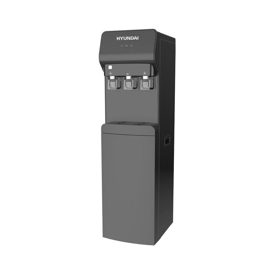Water Dispenser Hyundai, Hot & Cold & Warm, 3 Taps, Bottom Loading, Black - HYU-530-1-B