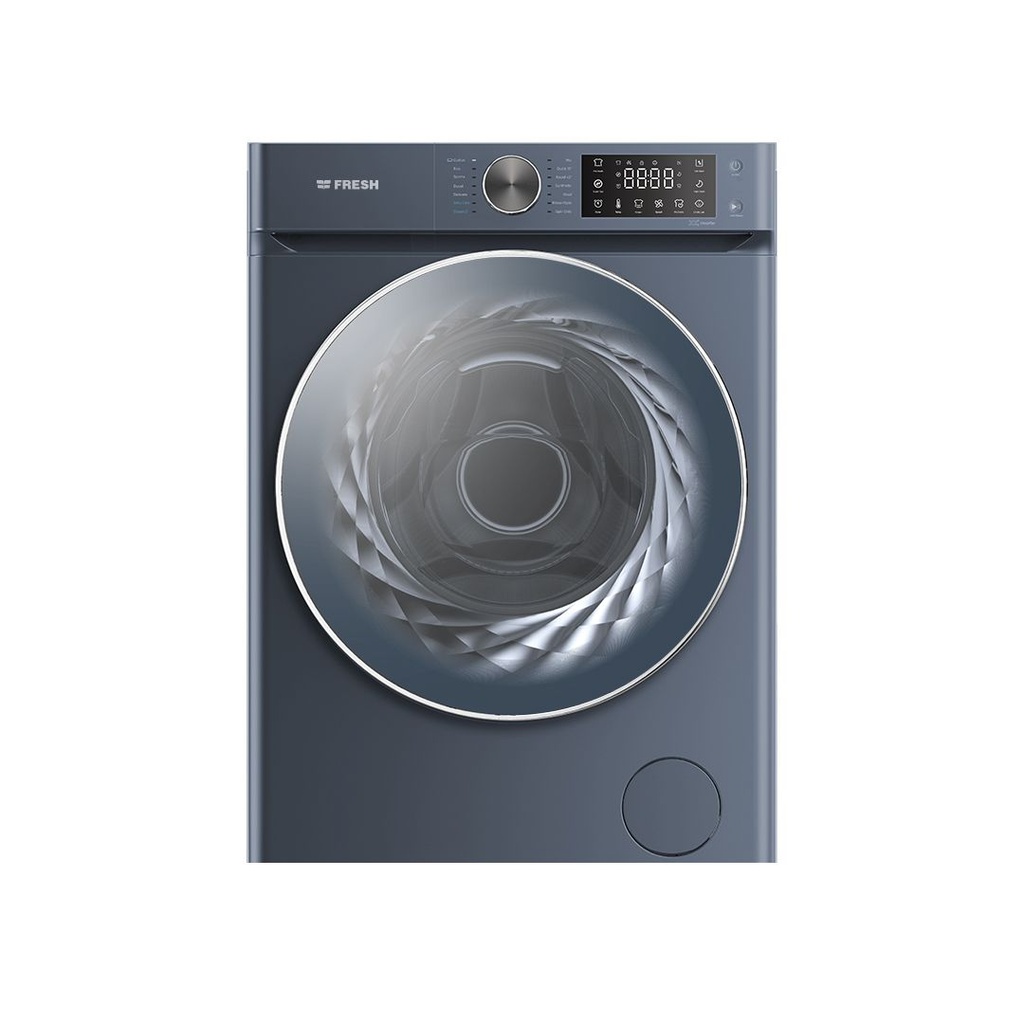 Automatic Washing Machine Fresh, Front Load, 8kg, 1200rpm, Digital, Inverter, Dark Blue - W8DD1255G1-OB