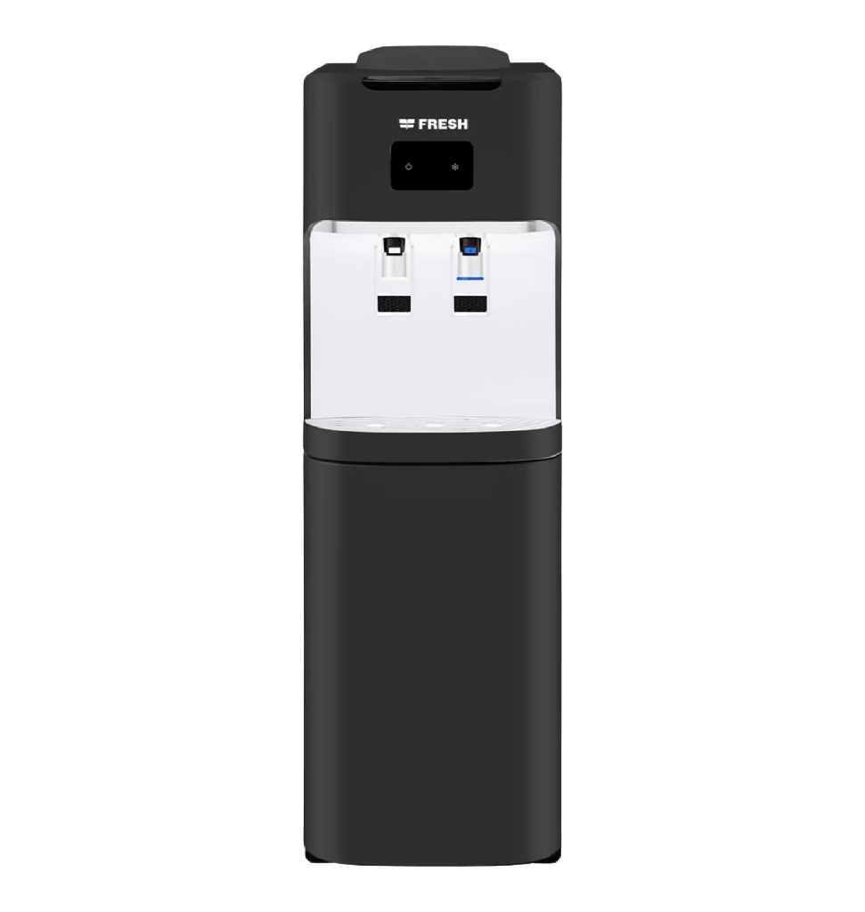 Water Dispenser Fresh, 2 Taps, Hot & Cold & Warm, Top Loading, White & Black - FW-17VFBW2
