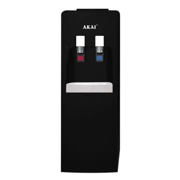 Water Dispenser AKAI, 2 Taps, Hot & Cold, with Cabinet, Black - AK-WD101C
