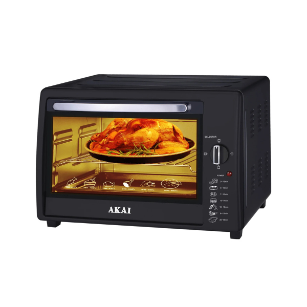 Electric Oven Akai, 40L, 1200W, Black - AK-40LT