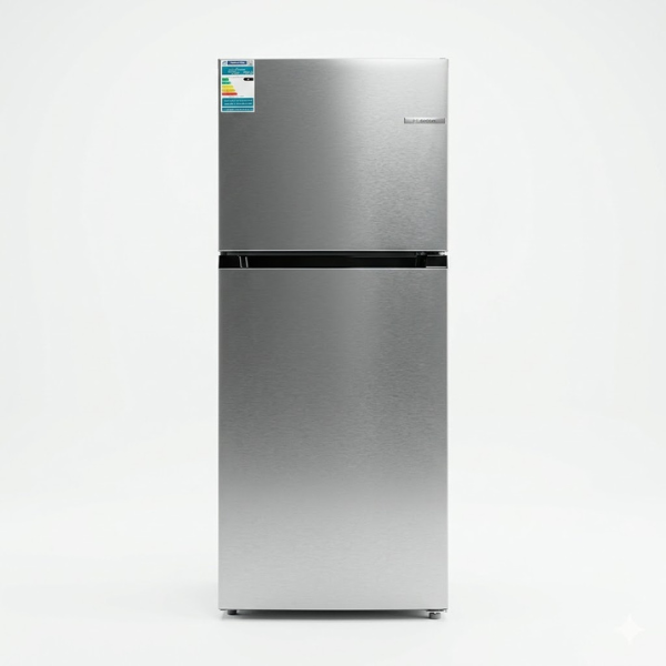 ‫ثلاجة بوش 413 لتر فريزر علوي No Frost سيريز 4 MultiAirflow ستانلس لوك KDN47NLEE8‬