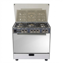 Freestanding Gas Cooker Technogas, 60×90cm, 5 Burners, Fan, Brass Burners, Cast Iron Grates, Digital, Stainless Steel, Extra - 10C96041122343