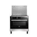 Freestanding Gas Cooker Lagermanya, 90×60cm, 5 Burners, Full Safety, Cast Iron Grates - 9M10GRB1X4AWW