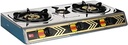 Flat Top Cooker Grand, 3 Burners, Auto Ignition - Stainless Steel