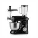 Stand Mixer Black & White, Professional, 1500W, 6.2L, with Dough Hook and Whisk, Black - SM-615
