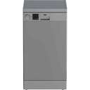 Dishwasher Beko, 10 Place Settings, 45 cm, 5 Programs, Digital, Silver - DVS05020S