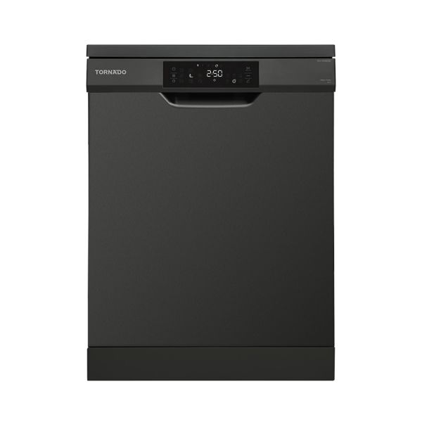 Dishwasher Tornado, 13 Place Settings, 60 cm, 8 Programs, Digital, Black - TDV-FN138CBK
