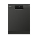 Dishwasher Tornado, 13 Place Settings, 60 cm, 8 Programs, Digital, Black - TDV-FN138CBK