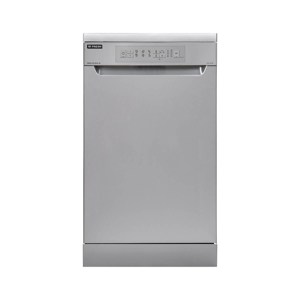 Dishwasher Fresh, 10 Place Settings, 45 cm, 6 Programs, Silver - A15-45-SR
