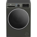 Automatic Washing Machine Beko, Front Load, 10kg, 6kg Dryer, 1400rpm, 15 Programs, Digital, Inverter, Bluetooth, Silver - BWD10640MCI