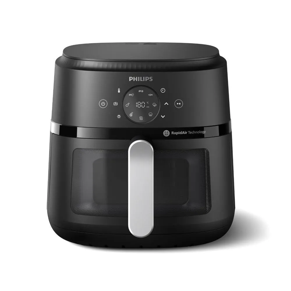 Air Fryer Philips, 6.2L, 1700W, Digital, Black - NA231/09