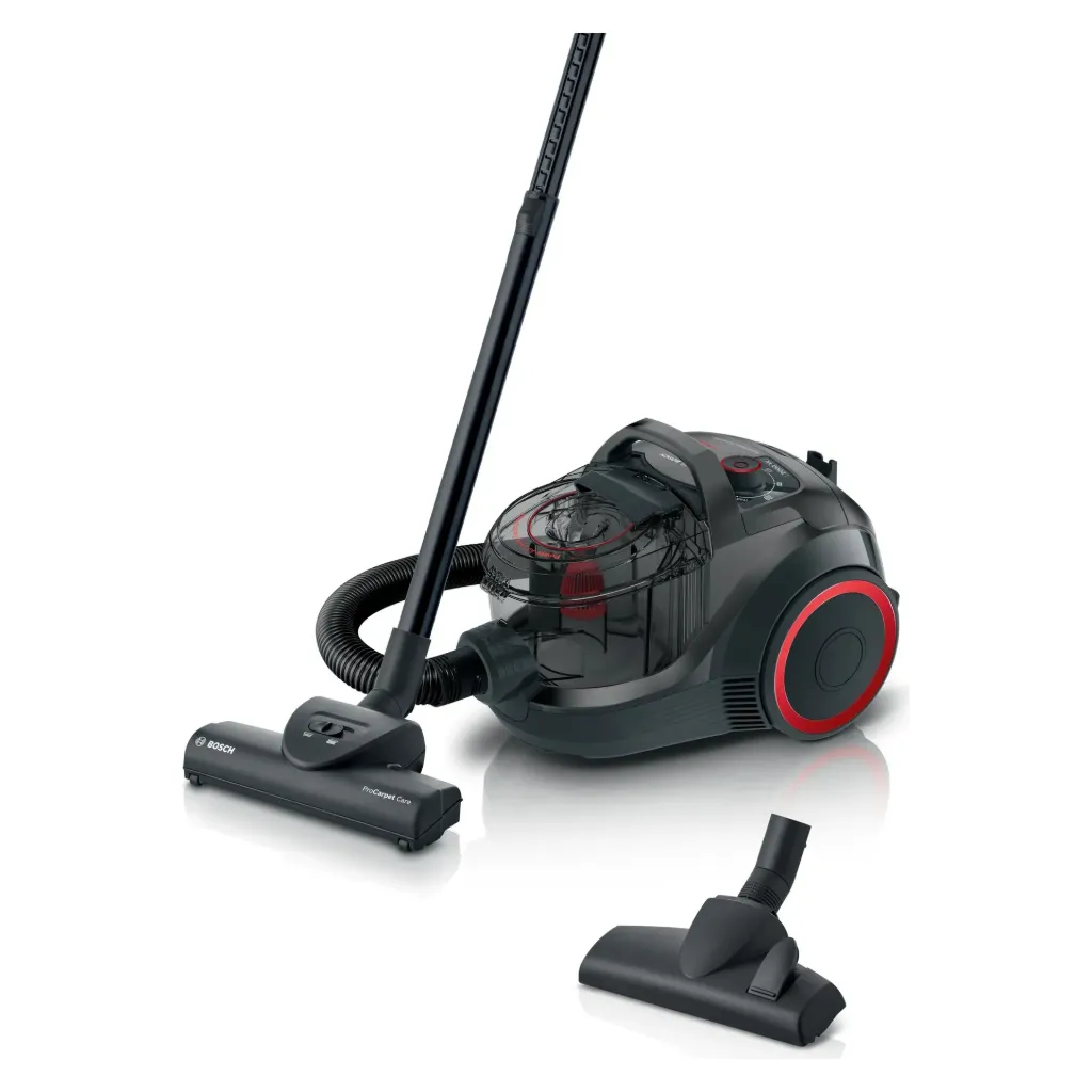 Bagless Vacuum Cleaner Bosch, ProPower, Series 4, 2000W, HEPA, 2.0L Dust Capacity, Black - BGS21WPOW