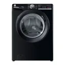 Automatic Washing Machine Hoover, Front Load, 8kg, 1200rpm, Steam, WiFi, Black - H3WOS283TABB4ELA