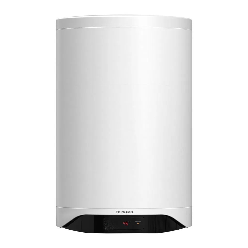 Electric Water Heater Tornado, 60L, Enamel, Smart, Digital Display, White - TEEE-60D1W