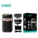 Foil Shaver VGR, Dual Hypoallergenic Foils + Stainless Steel Cutter, IPX4 Waterproof, USB Charging, Travel Pouch - V-331