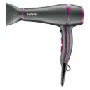 Hair Dryer VGR Professional, 1800-2000W DC Motor, 2 Heat + 2 Speed Settings, Detachable Nozzle, ABS Matte Body, 3m Swivel Cord - V-402