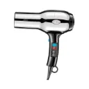 Hair Dryer VGR Professional, 2400W, 3 Heat + 2 Speed Settings, Cool Shot, Stainless Steel Body, Removable Filter, Black - V-465
