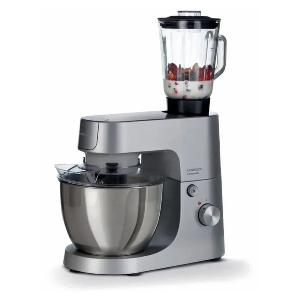 Stand Mixer Kenwood HomeBake, 1400W, 5L, with Blender, Silver - KHH01.120SI