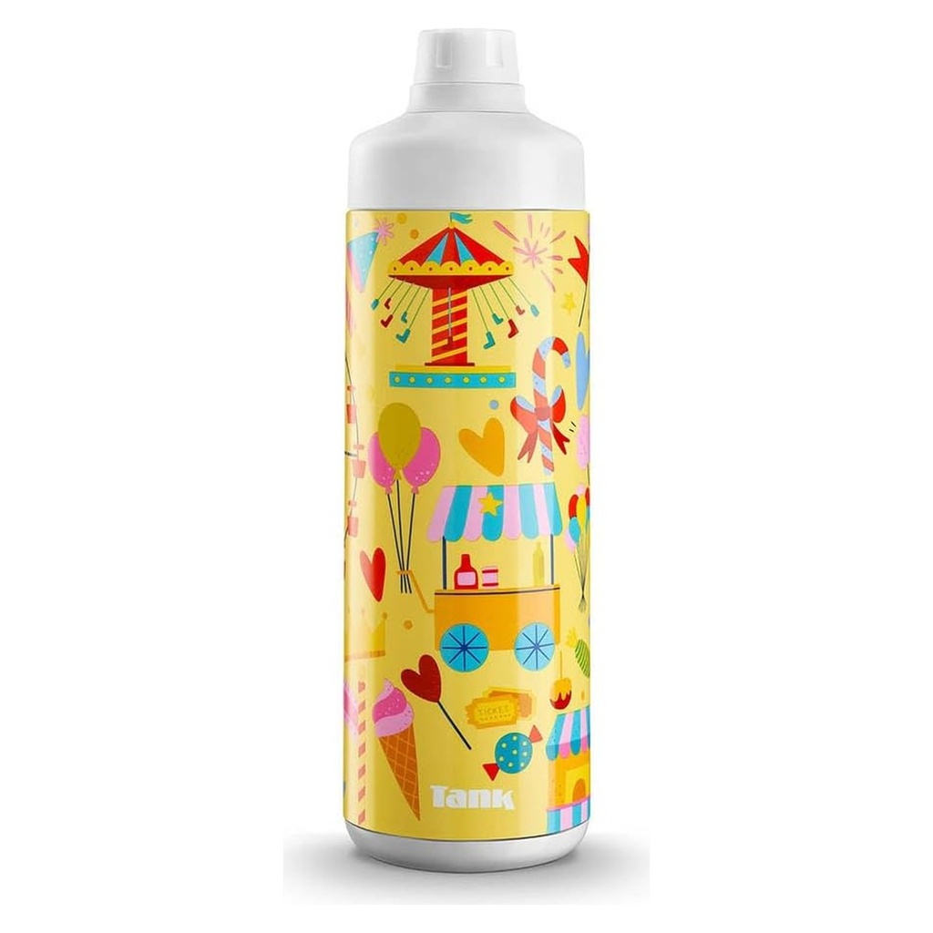 Insulated Water Bottle Tank Me Super Cool Mini Printed, 650ml, Park Design, BPA-Free