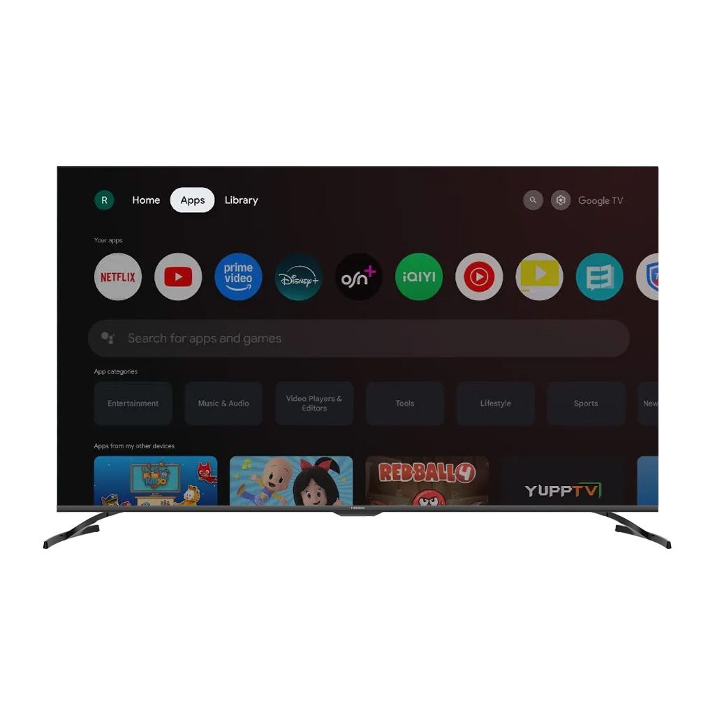 Smart 4K TV Tornado, 65 inch, Frameless, Google TV, Built-in Receiver - 65UA3400E