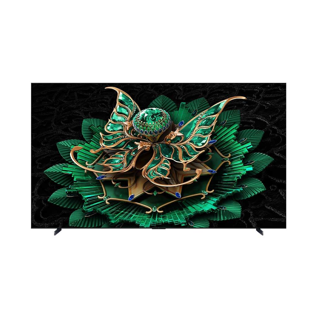 Smart QLED TV TCL, 55 inch, 4K, QD-Mini LED, Frameless, Google TV, Built-in Receiver - 55C6K