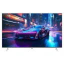 شاشة سمارت QLED هاير، 50 بوصة، 4K، بدون فريم، جوجل تي في، دولبي فيجن، ريسيفر داخلي - H50S80FUX