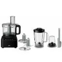 Food Processor Braun PurEase, 800W, 2.1L Bowl, 2 Speeds + Pulse, Black - FP3132BK